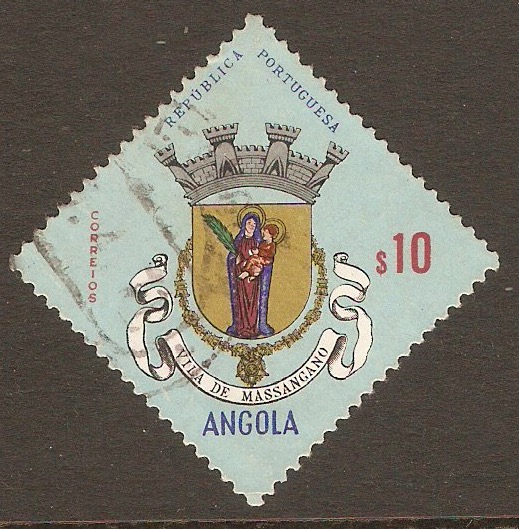Angola 1963 10c Arms - 1st. Series. SG570.